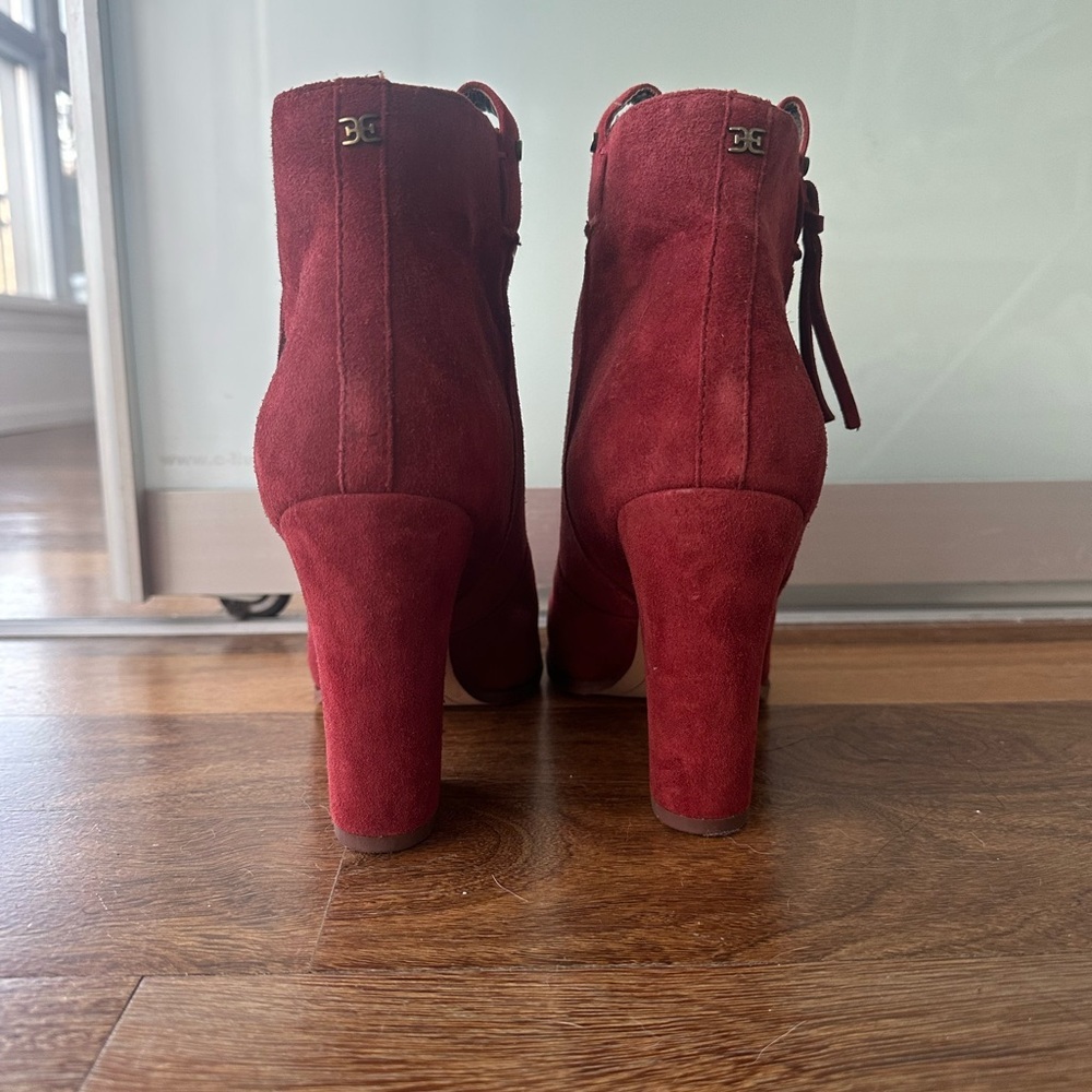 Sam Edelman suede ankle boots size 10 - Picture 9 of 9